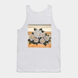 Daisies with Pearl Centers Tank Top